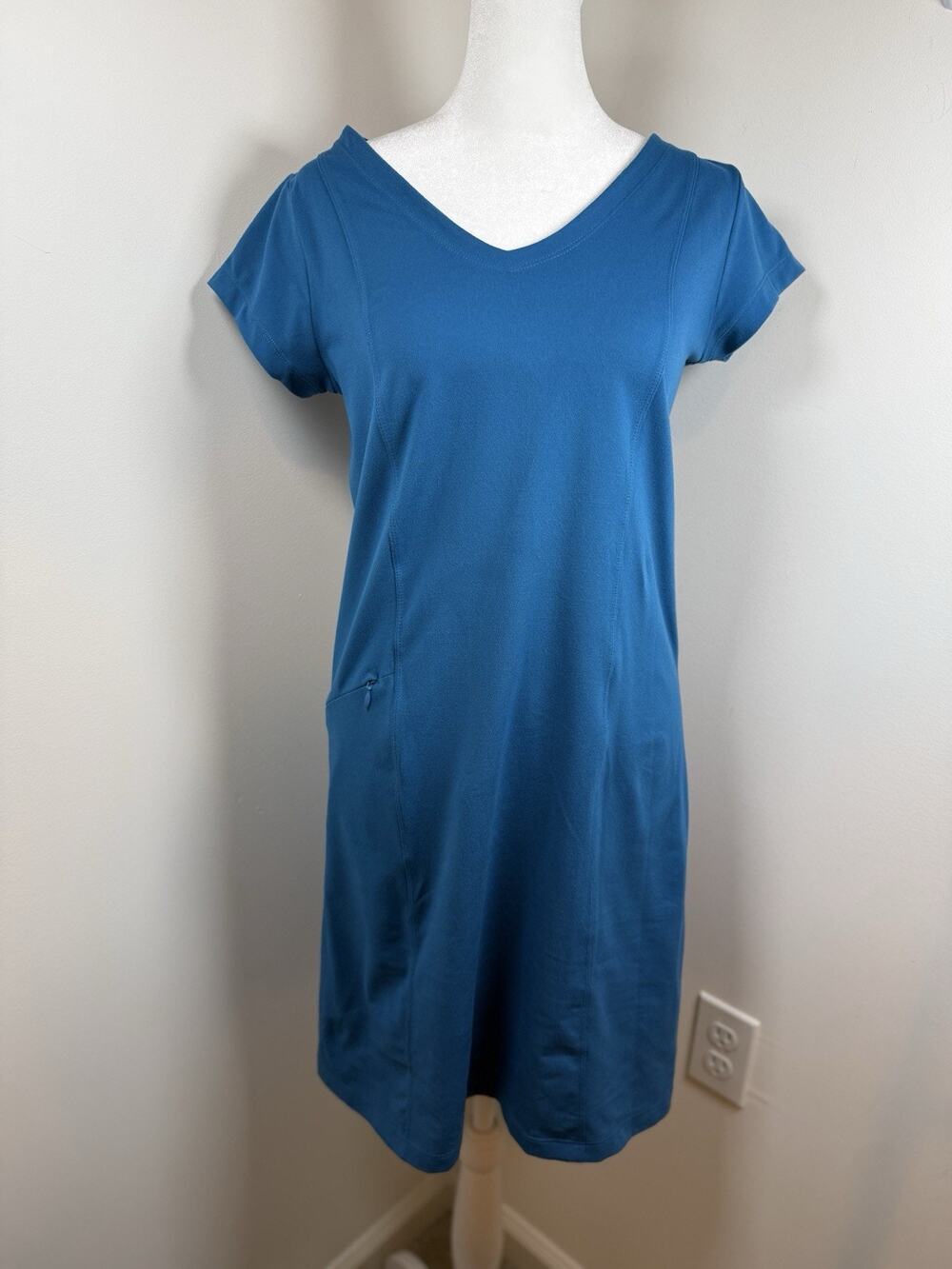 Toad&Co Teal Dress Women’s Small Athleisure Hiking Casual Outdoor Travel Pocket
